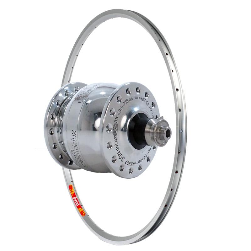 Dynamo Wheel Dyad w/SONdelux Hub - 700c | Perennial Cycle