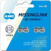 KMC MissingLink CL573R 73mm Connector - 678-Speed 2 Pairs Reusable Silver