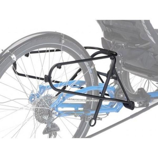 Rack for 20 and 26 inch suspension trikes